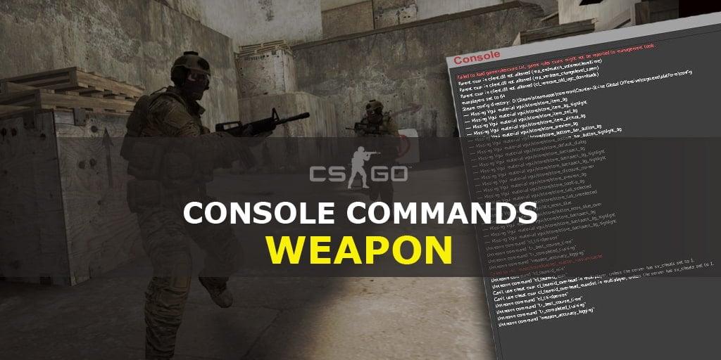 Aseet CS: GO: ssa. Täydellinen luettelo, konsolikomennot, kustannukset, tappopalkinnot