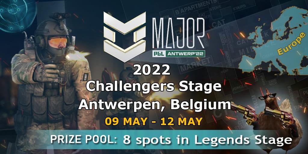 PGL Major Antwerp 2022 analytiikka vaiheen tulosten perusteella Challengers Stage