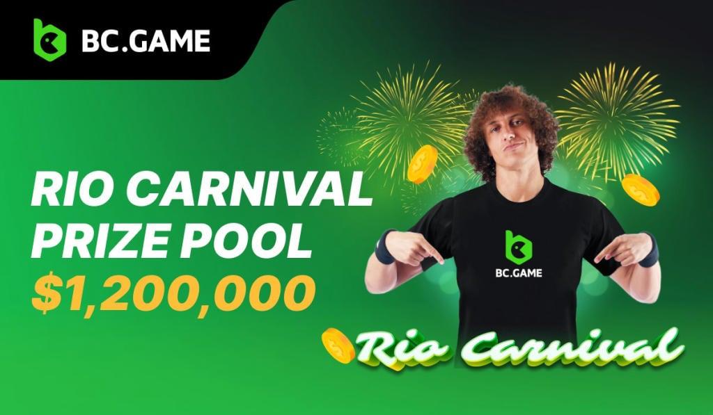 Liity RIO Carnivaliin BC.GAMEssa saadaksesi mahdollisuuden voittaa jopa 1 200 000 dollaria