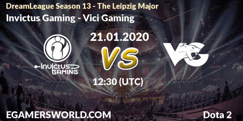 Invictus Gaming - Vici Gaming: ennuste. 21.01.20, Dota 2, DreamLeague Season 13 - The Leipzig Major