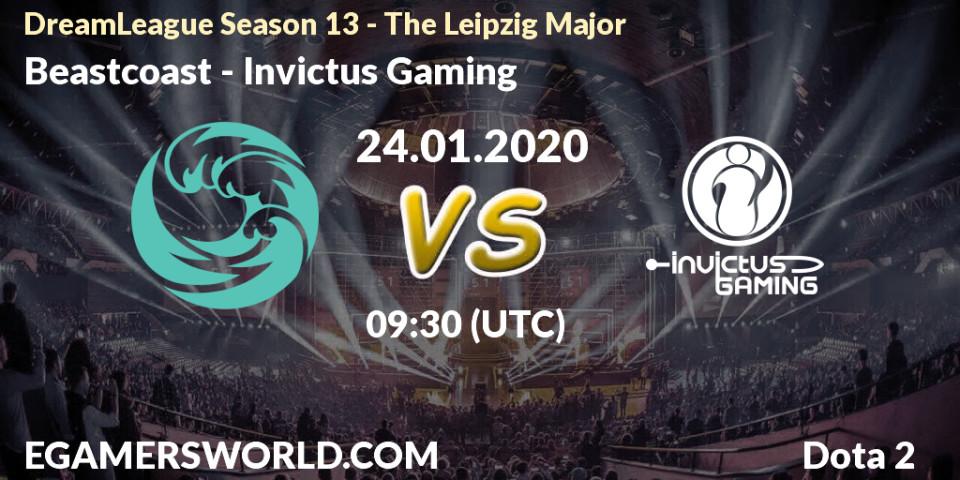 Beastcoast - Invictus Gaming: ennuste. 24.01.20, Dota 2, DreamLeague Season 13 - The Leipzig Major