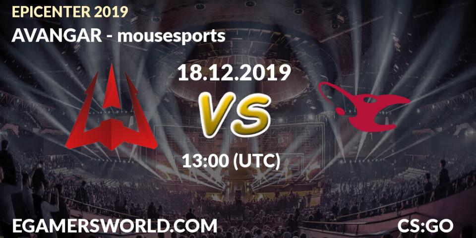 Virtus.pro - mousesports: ennuste. 18.12.19, CS2 (CS:GO), EPICENTER 2019