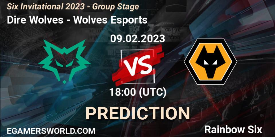 Dire Wolves - Wolves Esports: ennuste. 09.02.23, Rainbow Six, Six Invitational 2023 - Group Stage