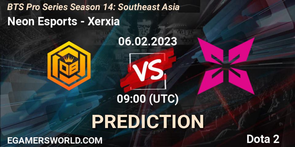 Neon Esports - Xerxia: ennuste. 06.02.23, Dota 2, BTS Pro Series Season 14: Southeast Asia