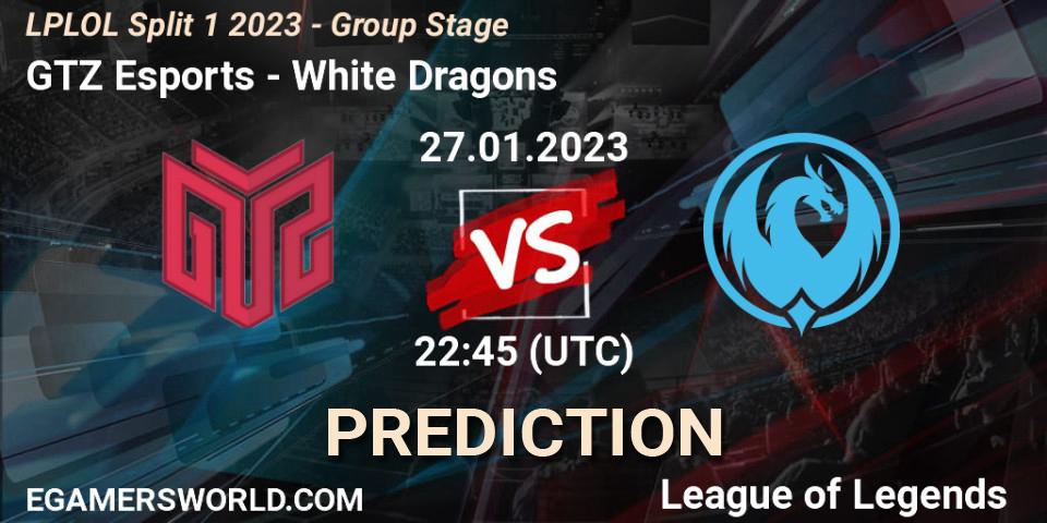 GTZ Bulls - White Dragons: ennuste. 27.01.23, LoL, LPLOL Split 1 2023 - Group Stage