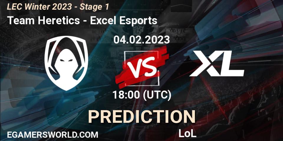 Team Heretics - Excel Esports: ennuste. 04.02.23, LoL, LEC Winter 2023 - Stage 1