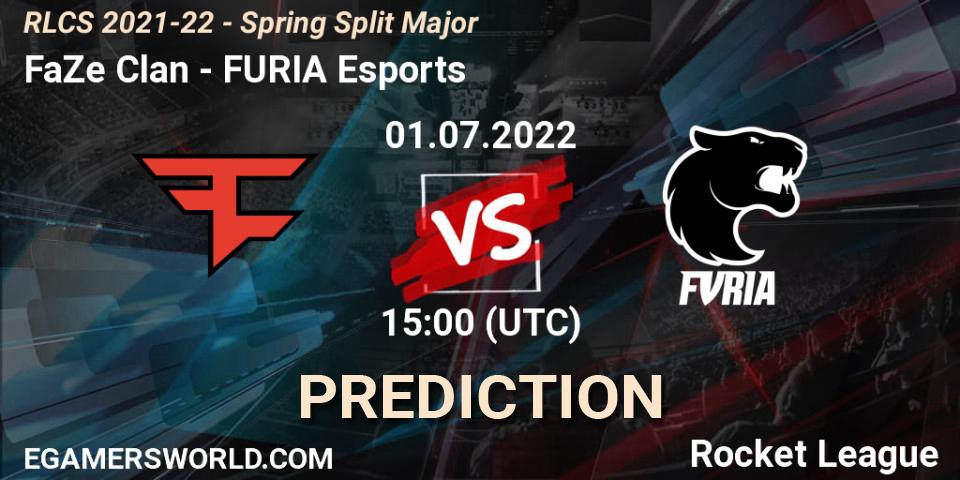 FaZe Clan - FURIA Esports: ennuste. 01.07.22, Rocket League, RLCS 2021-22 - Spring Split Major