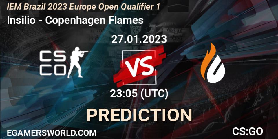 Insilio - Copenhagen Flames: ennuste. 28.01.23, CS2 (CS:GO), IEM Brazil Rio 2023 Europe Open Qualifier 1