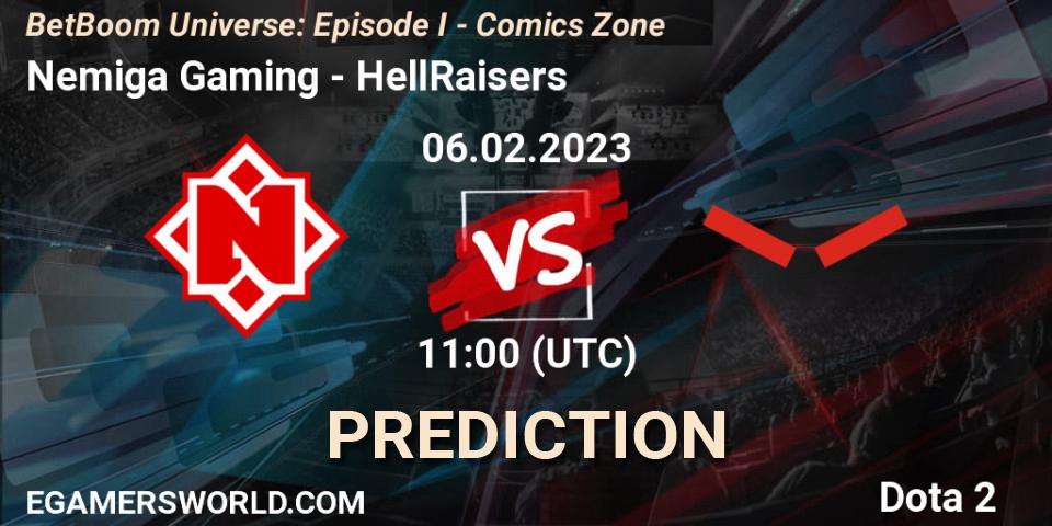 Nemiga Gaming - HellRaisers: ennuste. 06.02.23, Dota 2, BetBoom Universe: Episode I - Comics Zone