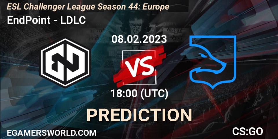 EndPoint - LDLC: ennuste. 08.02.23, CS2 (CS:GO), ESL Challenger League Season 44: Europe