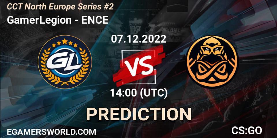 GamerLegion - ENCE: ennuste. 07.12.22, CS2 (CS:GO), CCT North Europe Series #2