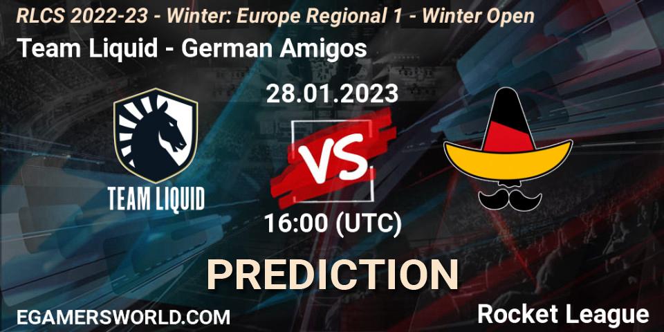 Team Liquid - German Amigos: ennuste. 28.01.23, Rocket League, RLCS 2022-23 - Winter: Europe Regional 1 - Winter Open