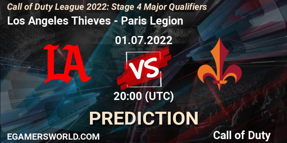 Los Angeles Thieves - Paris Legion: ennuste. 03.07.22, Call of Duty, Call of Duty League 2022: Stage 4