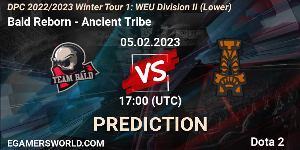 Bald Reborn - Ancient Tribe: ennuste. 05.02.23, Dota 2, DPC 2022/2023 Winter Tour 1: WEU Division II (Lower)