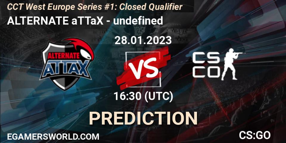 ALTERNATE aTTaX - undefined: ennuste. 28.01.23, CS2 (CS:GO), CCT West Europe Series #1: Closed Qualifier