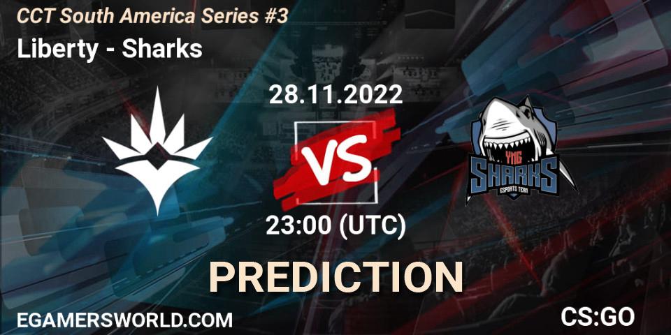 Liberty - Sharks: ennuste. 29.11.22, CS2 (CS:GO), CCT South America Series #3