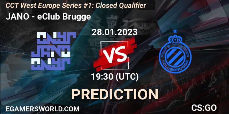 JANO - eClub Brugge: ennuste. 28.01.23, CS2 (CS:GO), CCT West Europe Series #1: Closed Qualifier