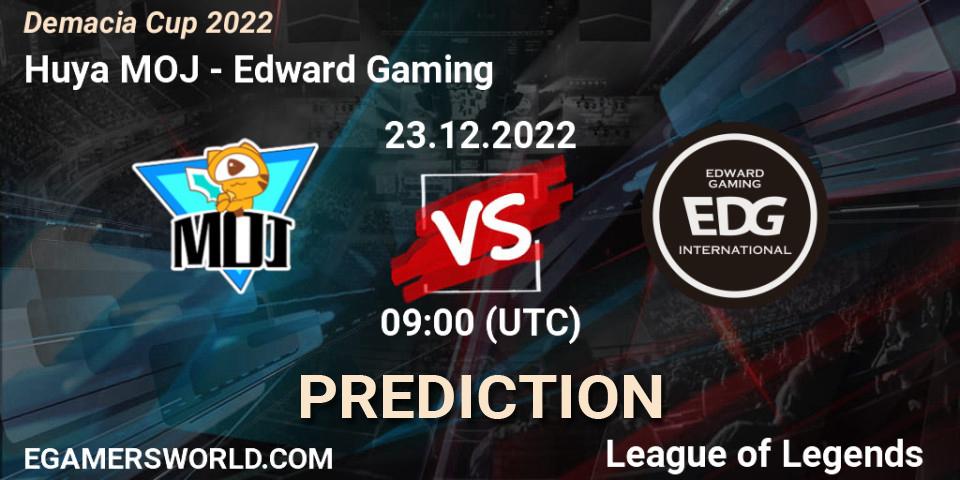 Huya MOJ - Edward Gaming: ennuste. 23.12.22, LoL, Demacia Cup 2022