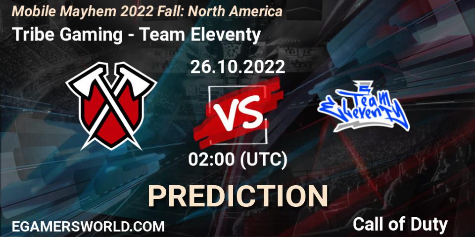 Tribe Gaming - Team Eleventy: ennuste. 26.10.22, Call of Duty, Mobile Mayhem 2022 Fall: North America