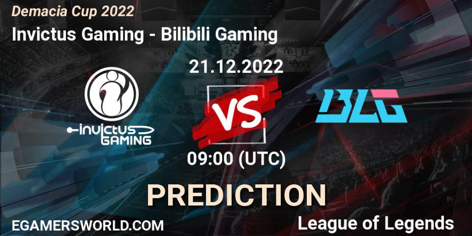 Invictus Gaming - Bilibili Gaming: ennuste. 21.12.22, LoL, Demacia Cup 2022