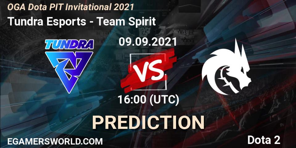Tundra Esports - Team Spirit: ennuste. 09.09.21, Dota 2, OGA Dota PIT Invitational 2021