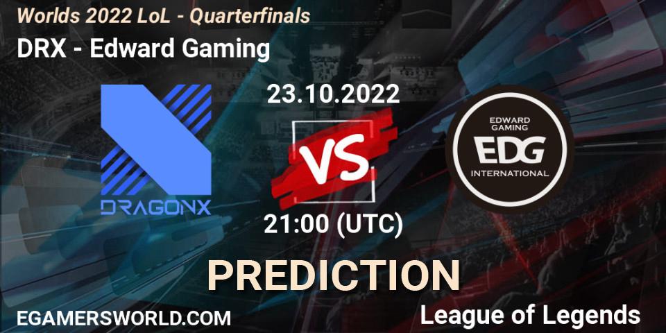DRX - Edward Gaming: ennuste. 23.10.22, LoL, Worlds 2022 LoL - Quarterfinals