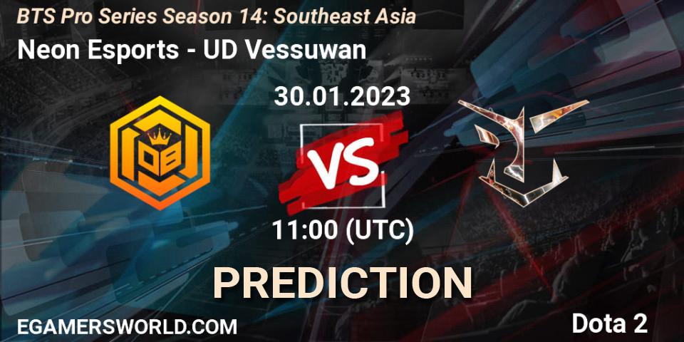 Neon Esports - UD Vessuwan: ennuste. 30.01.23, Dota 2, BTS Pro Series Season 14: Southeast Asia