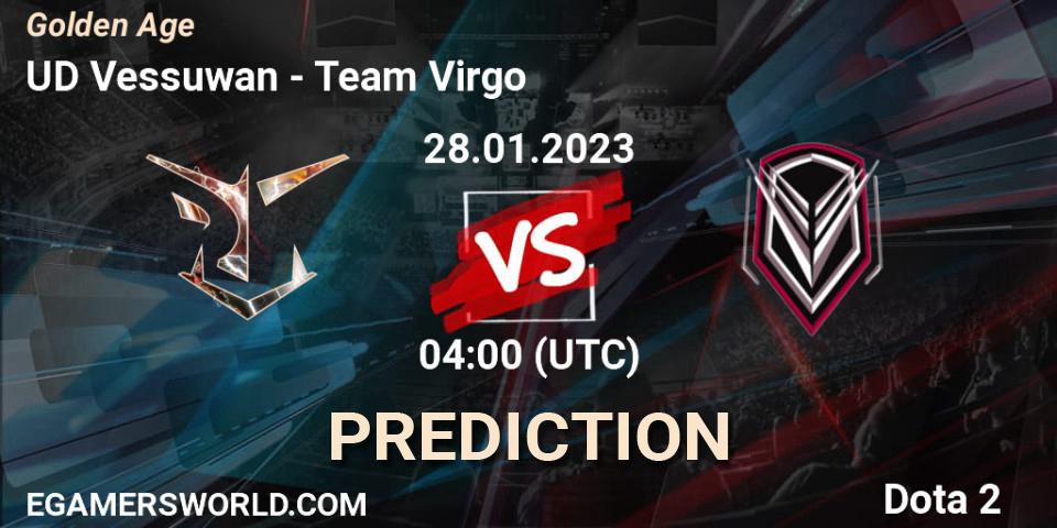 UD Vessuwan - Team Virgo: ennuste. 28.01.23, Dota 2, Golden Age