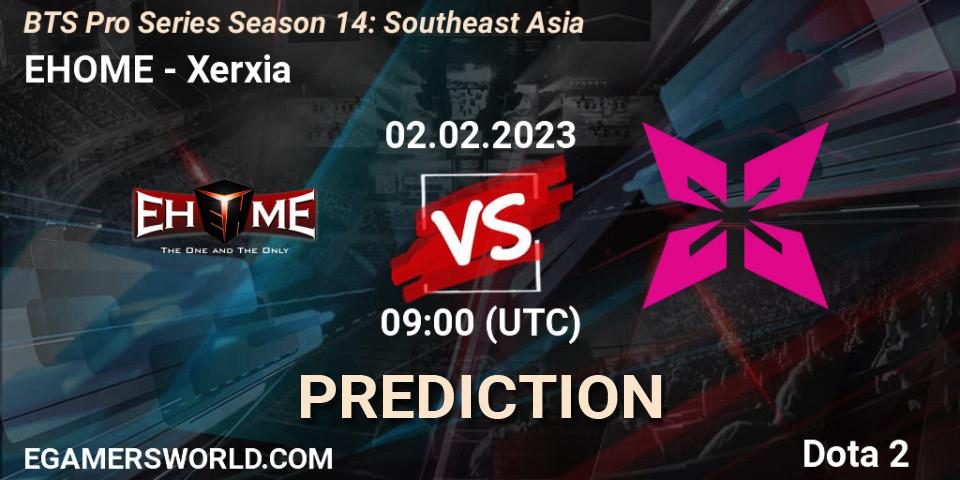 EHOME - Xerxia: ennuste. 02.02.23, Dota 2, BTS Pro Series Season 14: Southeast Asia