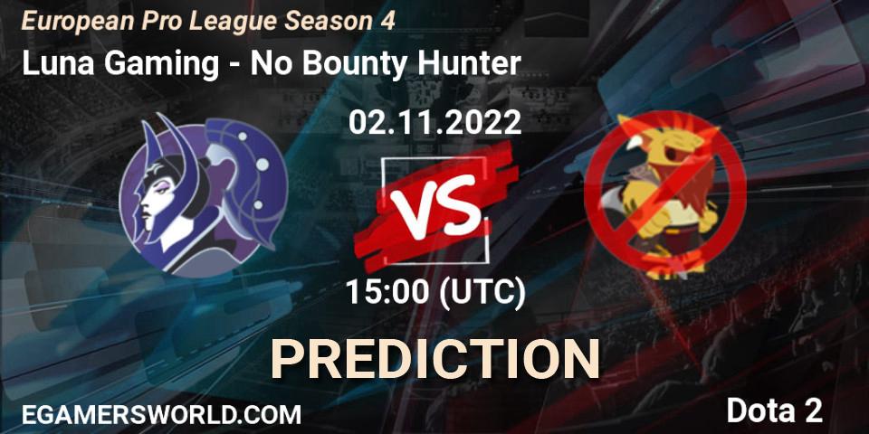 MooN team - No Bounty Hunter: ennuste. 02.11.22, Dota 2, European Pro League Season 4