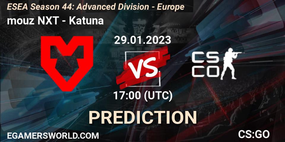 mouz NXT - Katuna: ennuste. 02.03.23, CS2 (CS:GO), ESEA Season 44: Advanced Division - Europe