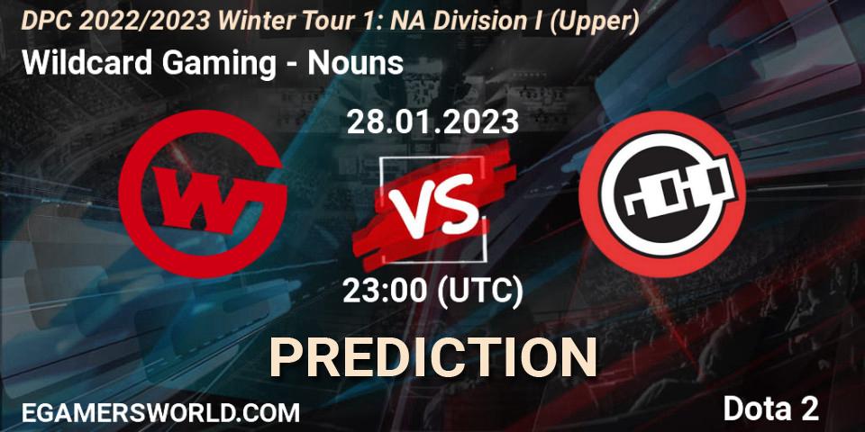 Wildcard Gaming - Nouns: ennuste. 28.01.23, Dota 2, DPC 2022/2023 Winter Tour 1: NA Division I (Upper)