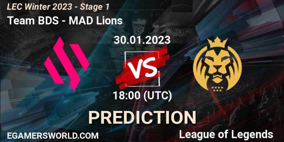 Team BDS - MAD Lions: ennuste. 30.01.23, LoL, LEC Winter 2023 - Stage 1