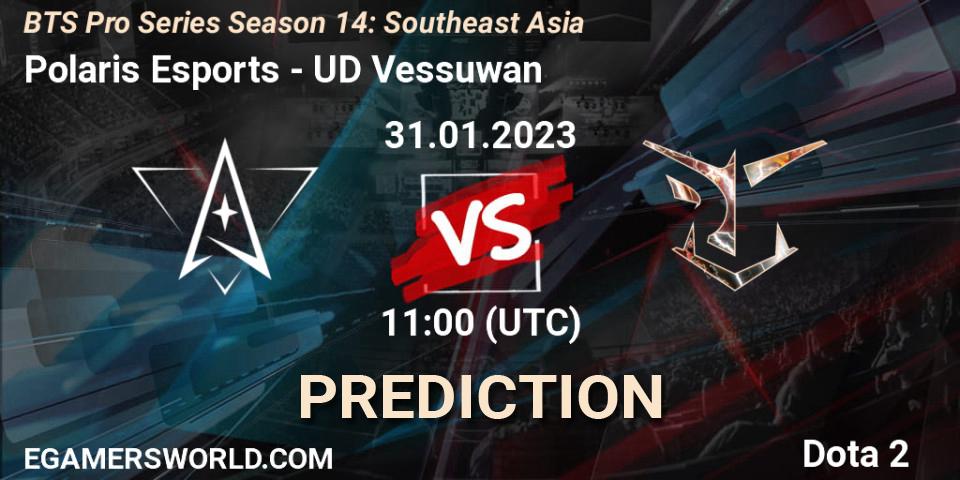 Polaris Esports - UD Vessuwan: ennuste. 31.01.23, Dota 2, BTS Pro Series Season 14: Southeast Asia