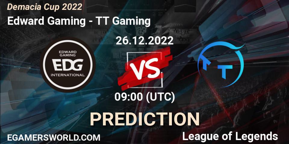 Edward Gaming - TT Gaming: ennuste. 26.12.22, LoL, Demacia Cup 2022