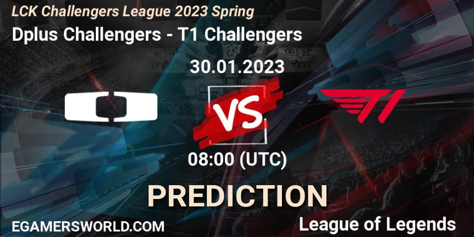 Dplus Challengers - T1 Challengers: ennuste. 30.01.23, LoL, LCK Challengers League 2023 Spring