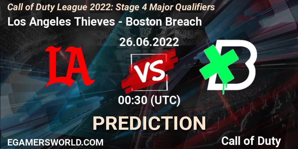 Los Angeles Thieves - Boston Breach: ennuste. 26.06.22, Call of Duty, Call of Duty League 2022: Stage 4