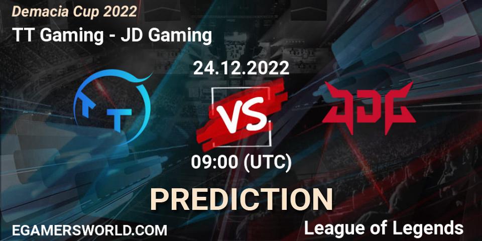 TT Gaming - JD Gaming: ennuste. 24.12.22, LoL, Demacia Cup 2022