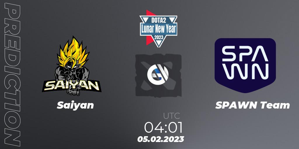 Saiyan - SPAWN Team: ennuste. 05.02.23, Dota 2, Lunar New Year 2023