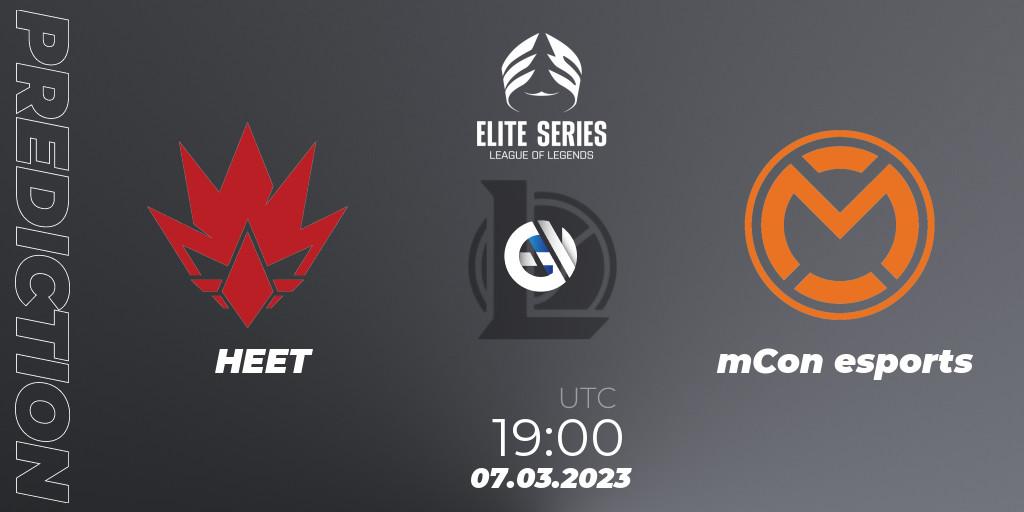 HEET - mCon esports: ennuste. 09.02.23, LoL, Elite Series Spring 2023 - Group Stage