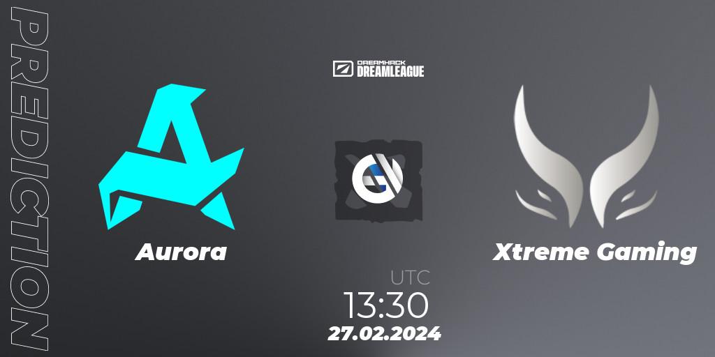 Aurora - Xtreme Gaming: ennuste. 27.02.24, Dota 2, DreamLeague Season 22