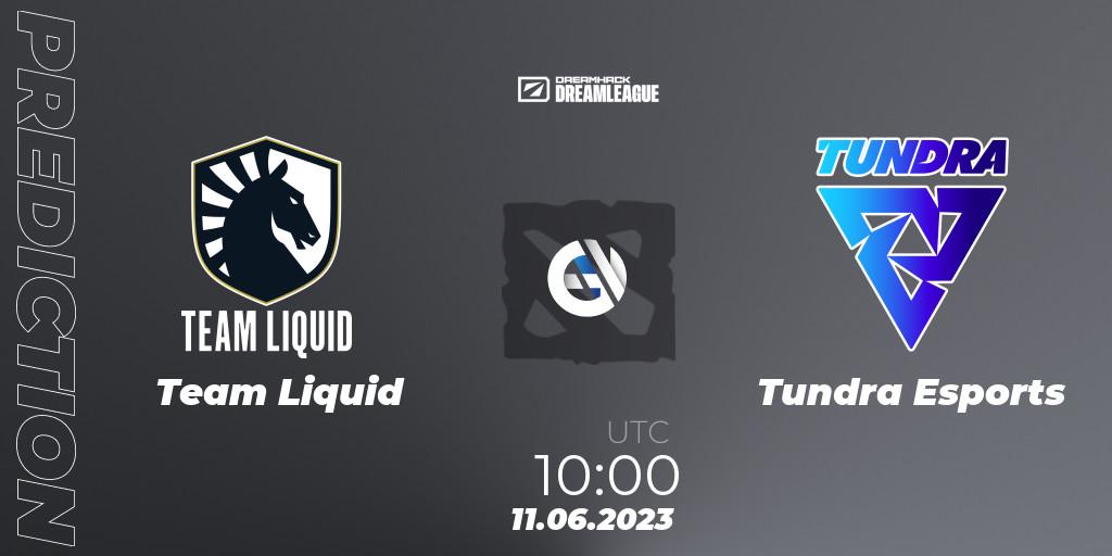 Team Liquid - Tundra Esports: ennuste. 11.06.23, Dota 2, DreamLeague Season 20 - Group Stage 1