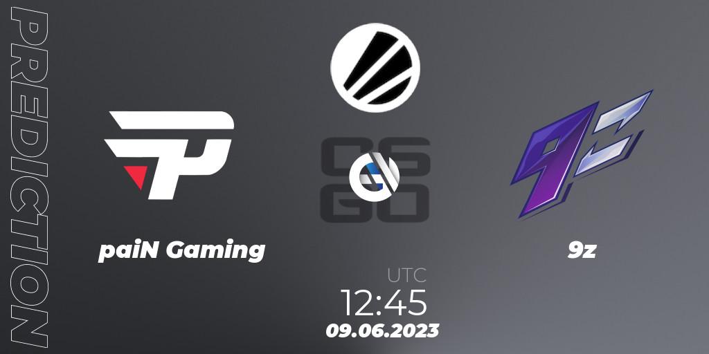 paiN Gaming - 9z: ennuste. 09.06.23, CS2 (CS:GO), ESL Challenger Katowice 2023