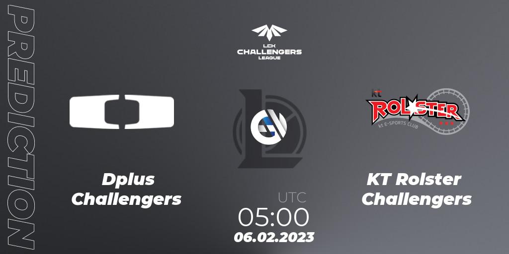 Dplus Challengers - KT Rolster Challengers: ennuste. 06.02.23, LoL, LCK Challengers League 2023 Spring
