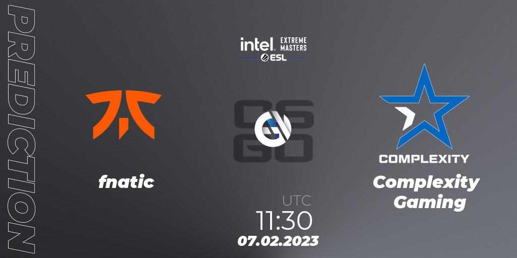 fnatic - Complexity Gaming: ennuste. 07.02.23, CS2 (CS:GO), IEM Katowice 2023
