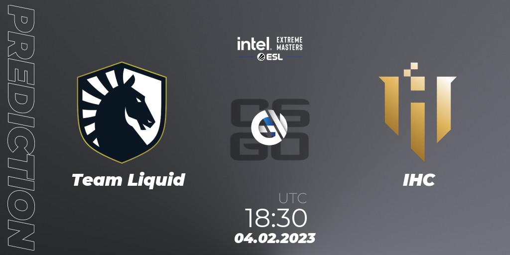 Team Liquid - IHC: ennuste. 04.02.23, CS2 (CS:GO), IEM Katowice 2023