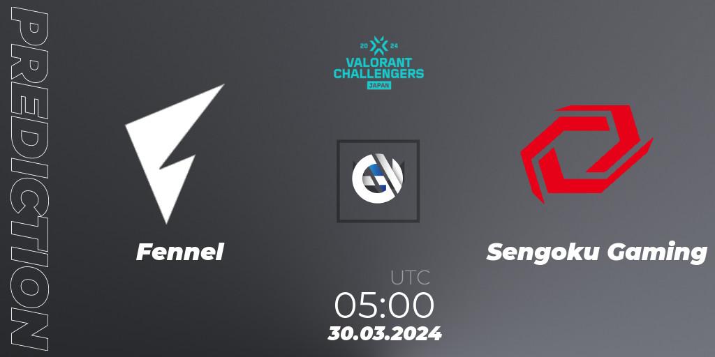 Fennel - Sengoku Gaming: ennuste. 30.03.24, VALORANT, VALORANT Challengers Japan 2024: Split 1