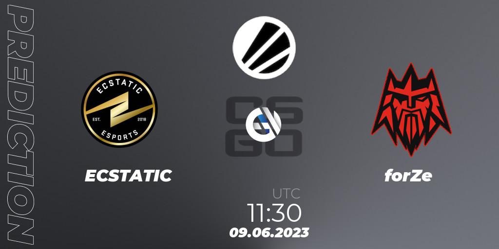 ECSTATIC - forZe: ennuste. 09.06.23, CS2 (CS:GO), ESL Challenger Katowice 2023