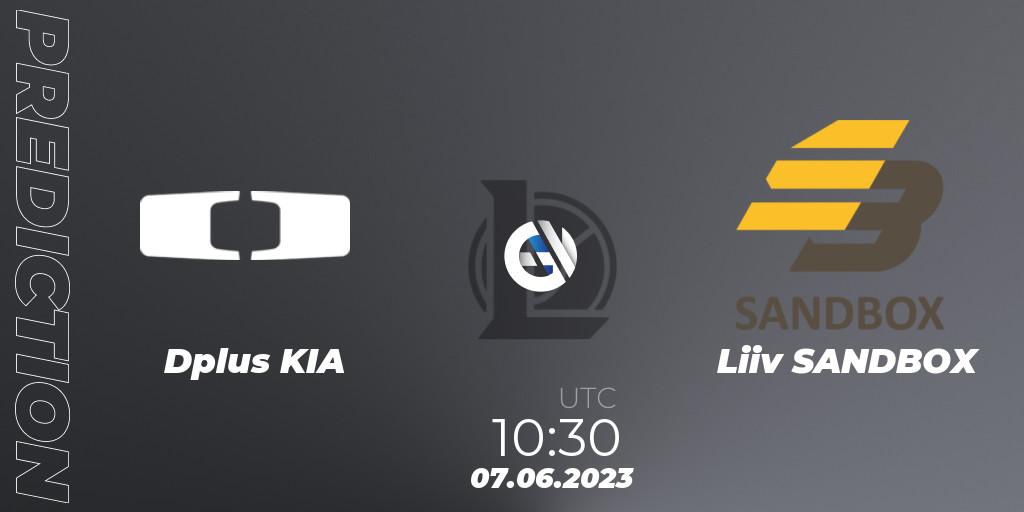 Dplus KIA - Liiv SANDBOX: ennuste. 07.06.23, LoL, LCK Summer 2023 Regular Season