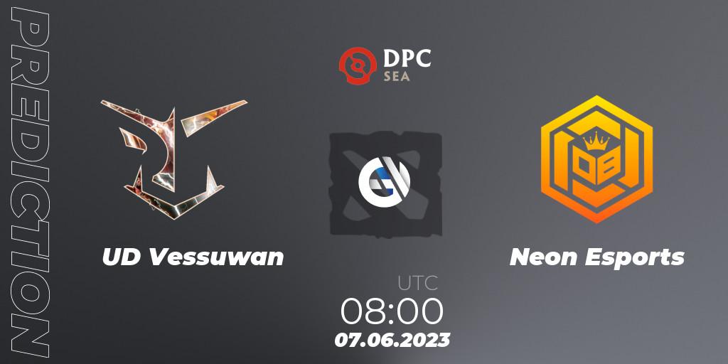 UD Vessuwan - Neon Esports: ennuste. 07.06.23, Dota 2, DPC 2023 Tour 3: SEA Division II (Lower)